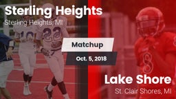 Matchup: Sterling Heights vs. Lake Shore  2018