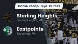 Recap: Sterling Heights  vs. Eastpointe  2019