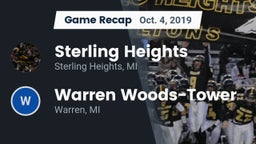 Recap: Sterling Heights  vs. Warren Woods-Tower  2019