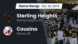 Recap: Sterling Heights  vs. Cousino  2019