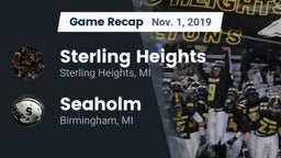 Recap: Sterling Heights  vs. Seaholm  2019