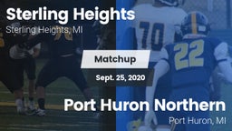 Matchup: Sterling Heights vs. Port Huron Northern  2020