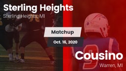 Matchup: Sterling Heights vs. Cousino  2020