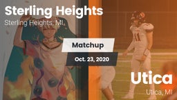 Matchup: Sterling Heights vs. Utica  2020