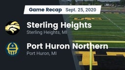 Recap: Sterling Heights  vs. Port Huron Northern  2020