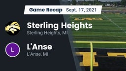 Recap: Sterling Heights  vs. L'Anse  2021