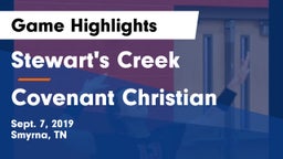 Stewart's Creek  vs Covenant Christian Game Highlights - Sept. 7, 2019