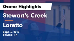 Stewart's Creek  vs Loretto  Game Highlights - Sept. 6, 2019