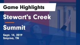 Stewart's Creek  vs Summit  Game Highlights - Sept. 14, 2019