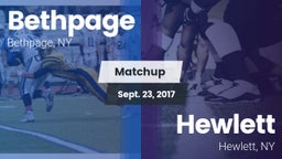 Matchup: Bethpage vs. Hewlett  2017