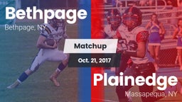 Matchup: Bethpage vs. Plainedge  2017