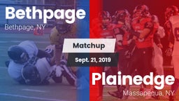 Matchup: Bethpage vs. Plainedge  2019