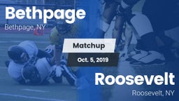 Matchup: Bethpage vs. Roosevelt  2019
