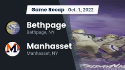 Recap: Bethpage  vs. Manhasset  2022