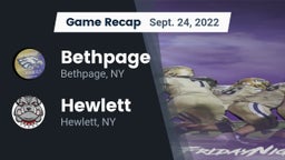 Recap: Bethpage  vs. Hewlett  2022
