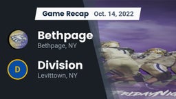Recap: Bethpage  vs. Division  2022