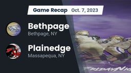 Recap: Bethpage  vs. Plainedge  2023