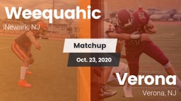 Matchup: Weequahic vs. Verona  2020