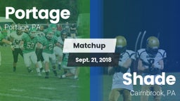 Matchup: Portage vs. Shade  2018