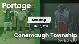 Matchup: Portage vs. Conemaugh Township  2018