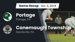 Recap: Portage  vs. Conemaugh Township  2018