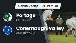 Recap: Portage  vs. Conemaugh Valley  2018