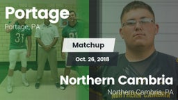 Matchup: Portage vs. Northern Cambria  2018