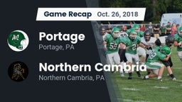 Recap: Portage  vs. Northern Cambria  2018