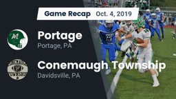Recap: Portage  vs. Conemaugh Township  2019