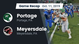 Recap: Portage  vs. Meyersdale  2019