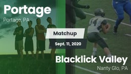 Matchup: Portage vs. Blacklick Valley  2020