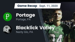 Recap: Portage  vs. Blacklick Valley  2020