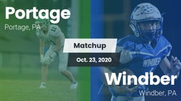 Matchup: Portage vs. Windber  2020