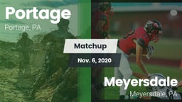 Matchup: Portage vs. Meyersdale  2020