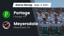 Recap: Portage  vs. Meyersdale  2021