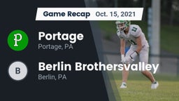 Recap: Portage  vs. Berlin Brothersvalley  2021