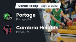 Recap: Portage  vs. Cambria Heights  2022