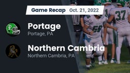 Recap: Portage  vs. Northern Cambria  2022