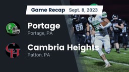 Recap: Portage  vs. Cambria Heights  2023