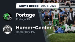 Recap: Portage  vs. Homer-Center  2023
