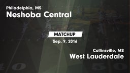 Matchup: Neshoba Central vs. West Lauderdale  2016