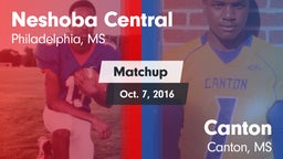 Matchup: Neshoba Central vs. Canton  2016