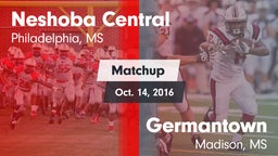 Matchup: Neshoba Central vs. Germantown  2016