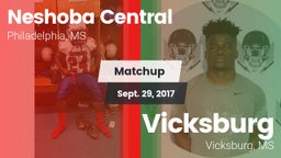 Matchup: Neshoba Central vs. Vicksburg  2017