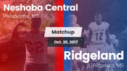 Matchup: Neshoba Central vs. Ridgeland  2017
