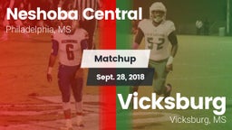 Matchup: Neshoba Central vs. Vicksburg  2018