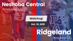 Matchup: Neshoba Central vs. Ridgeland  2018