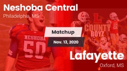 Matchup: Neshoba Central vs. Lafayette  2020