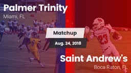 Matchup: Palmer Trinity vs. Saint Andrew's  2018