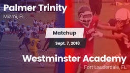 Matchup: Palmer Trinity vs. Westminster Academy 2018